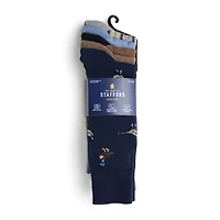 Stafford Casual Dress Mens 5 Pair Crew Socks