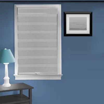 Cordless Celestial Sheer Double-Layered Zebra Shade