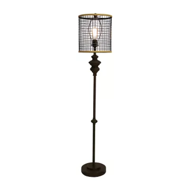 Stylecraft Black Floor Lamp