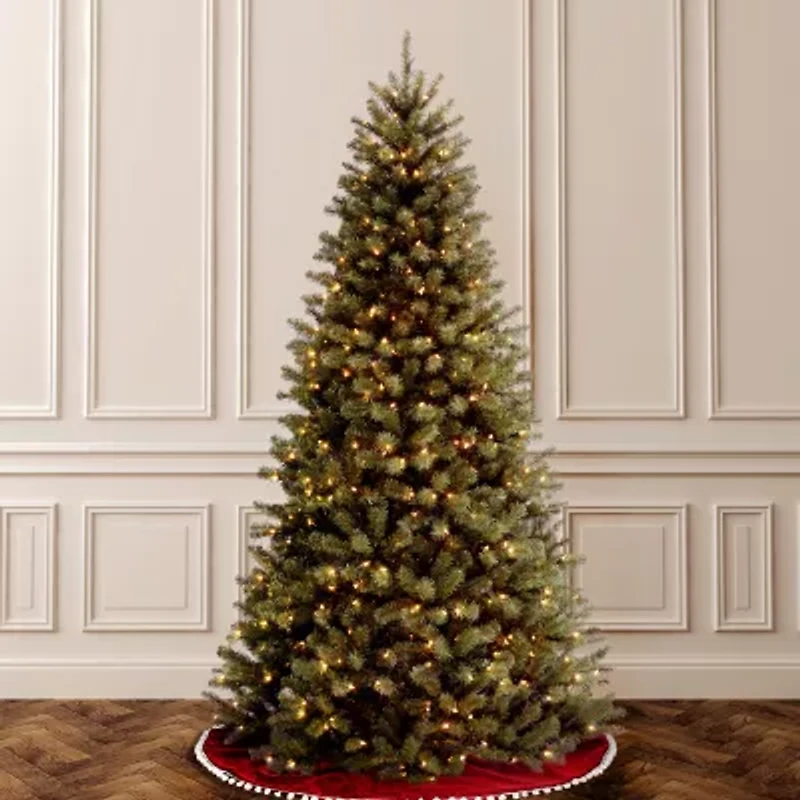 National Tree Co. North Valley Spruce Hinged 1/2 Foot Pre-Lit Spruce Christmas Tree