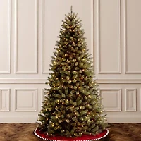 National Tree Co. North Valley Spruce Hinged 1/2 Foot Pre-Lit Spruce Christmas Tree