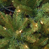 National Tree Co. Kingswood Fir Hinged Pencil 1/2 Foot Pre-Lit Fir Christmas Tree