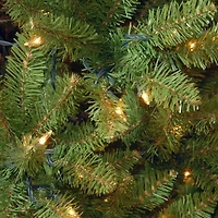 National Tree Co. Kingswood Fir Hinged Pencil 1/2 Foot Pre-Lit Fir Christmas Tree