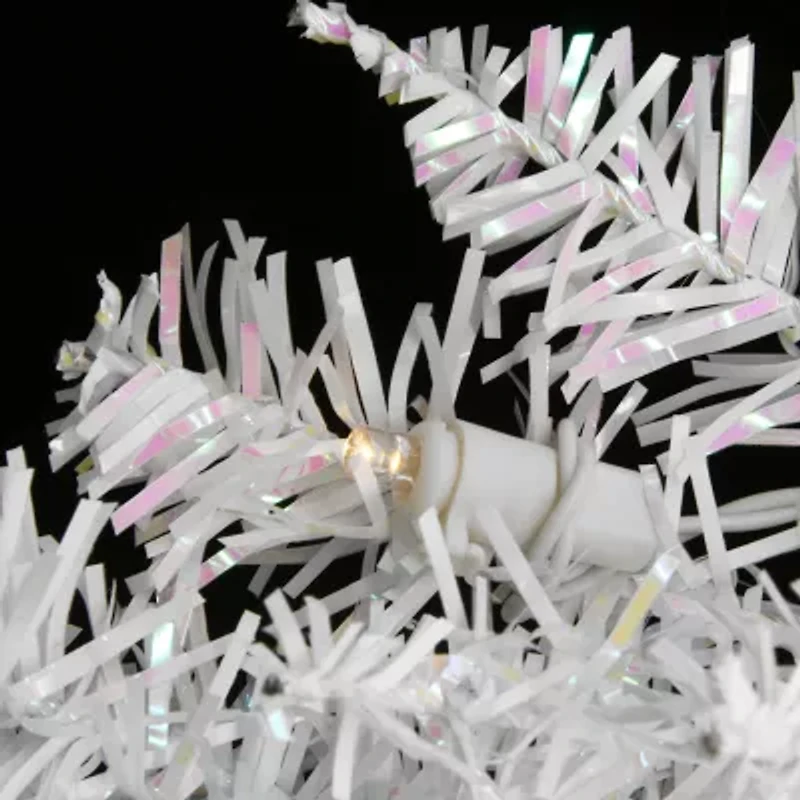 National Tree Co. White Iridescent 4 Foot Pre-Lit Christmas Tree