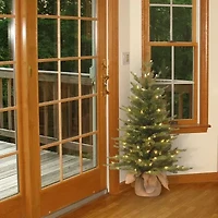 National Tree Co. Nordic Spruce 3 Foot Pre-Lit Spruce Christmas Tree