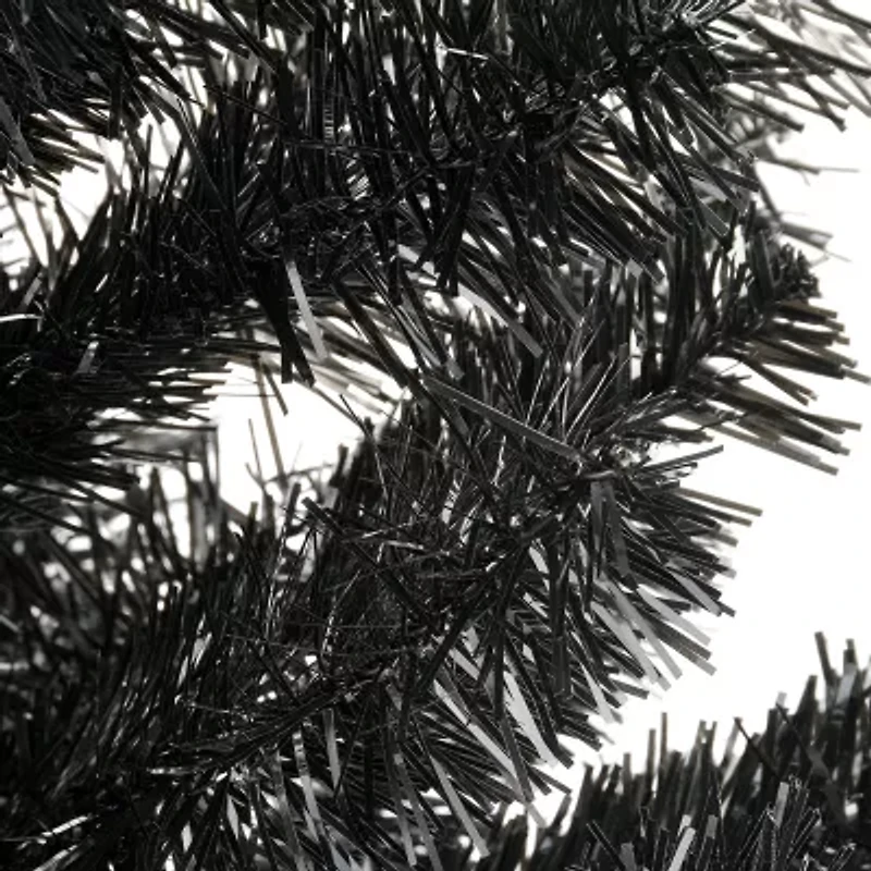 National Tree Co. Black Tinsel 3 Foot Christmas Tree