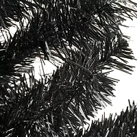National Tree Co. Black Tinsel 3 Foot Christmas Tree