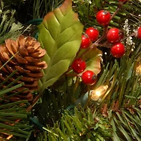 National Tree Co. Snowflakes Wintry Pine Wreath