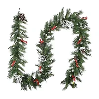 National Tree Co. Frosted Berry Christmas Indoor Outdoor Garland