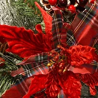 National Tree Co. Tartan Plaid Christmas Indoor Outdoor Garland
