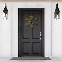 National Tree Co. Glittery Bristle Pine Christmas Yard Art