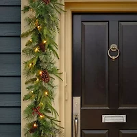 National Tree Co. Colonial Feel Real Christmas Indoor Outdoor Garland