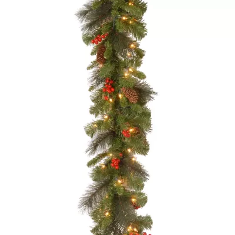 National Tree Co. Crestwood Spruce Christmas Indoor Outdoor Garland