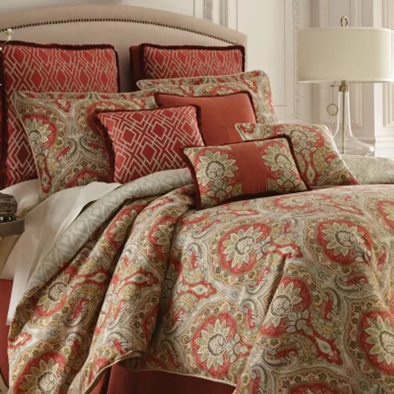 Rose Tree Harrogate Paisley 4-pc. Midweight Reversible Comforter Set