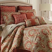 Rose Tree Harrogate Paisley 4-pc. Midweight Reversible Comforter Set
