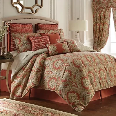 Rose Tree Harrogate Paisley 4-pc. Midweight Reversible Comforter Set