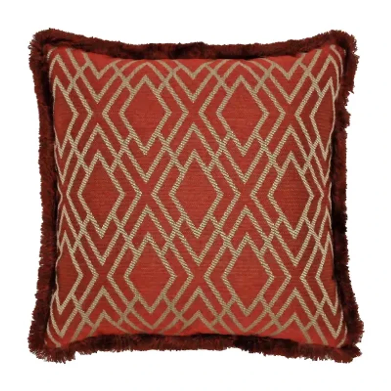 Rose Tree Harrogate Ribbed Square Throw Pillow