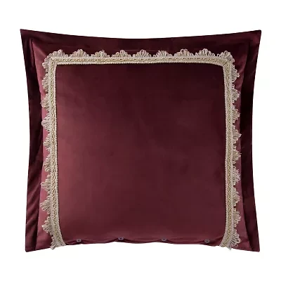 Rose Tree Emmaline Velvet Embroidered Reversible Euro Sham