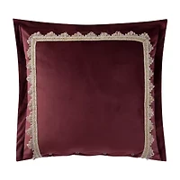 Rose Tree Emmaline Velvet Embroidered Reversible Euro Sham
