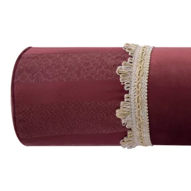 Rose Tree Emmaline Pieced Neckroll Cylinder Throw Pillow