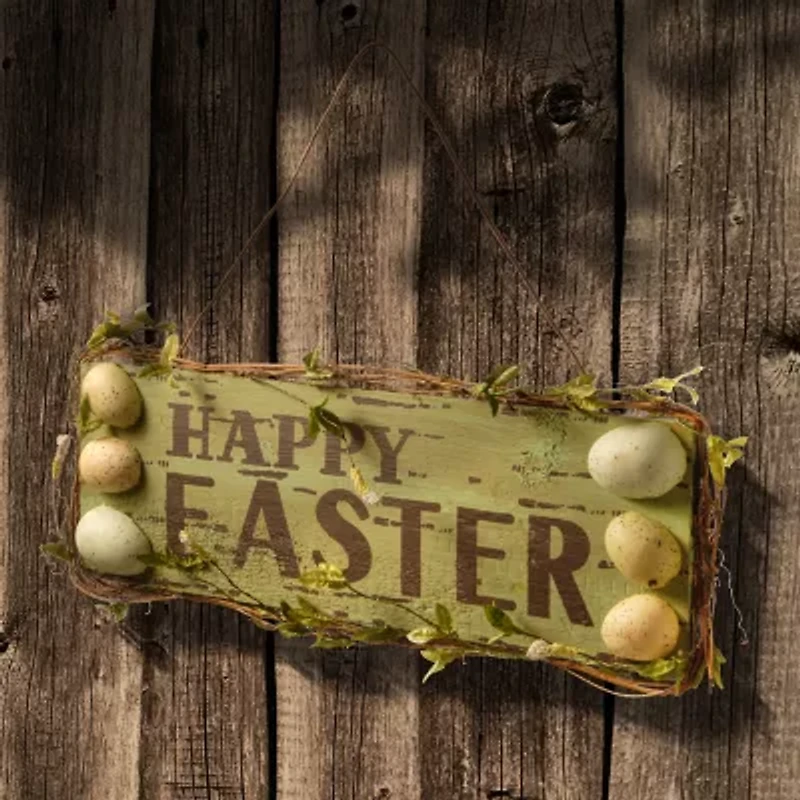 National Tree Co. 21" Happy Easter Door Hanger