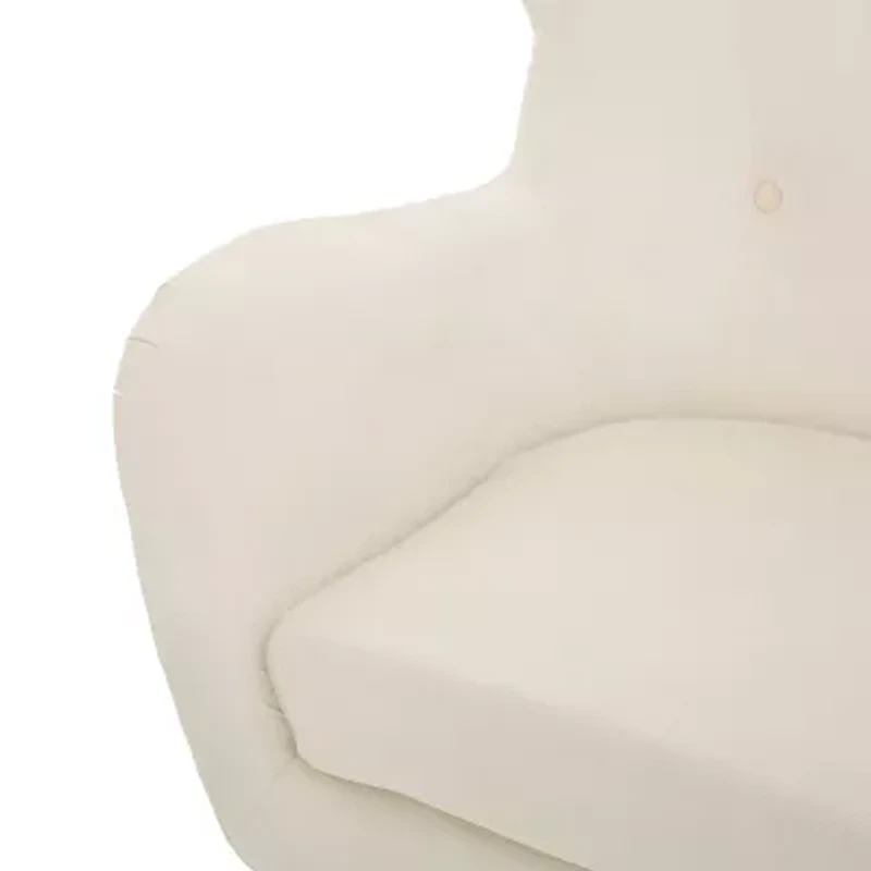 Seigfried Tufted Upholstered Wingback Chair