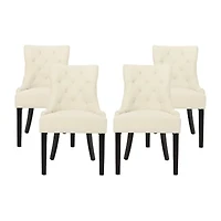 4 Piece Hayden Dining Chair Set Beige