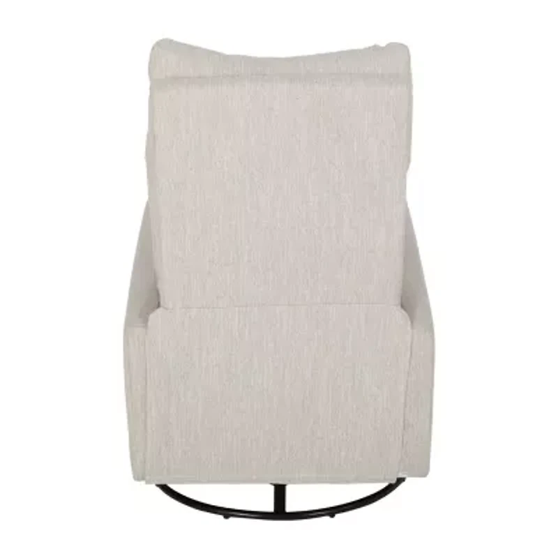 Swivel Tufted Track-Arm Recliner