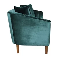 Ansonia Sharkfin-Arm Sofa