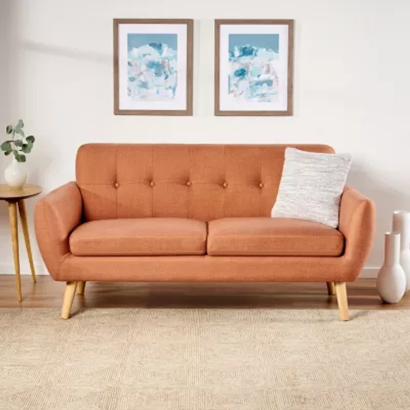 Josephine Track-Arm Upholstered Loveseat