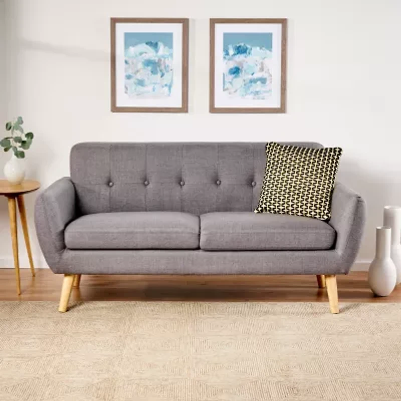 Josephine Track-Arm Upholstered Loveseat