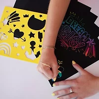Art 101 Crafts Scratch Art Kit with 3 Sets of Scratch Art