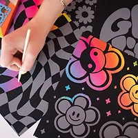 Art 101 Crafts Scratch Art Kit with 3 Sets of Scratch Art