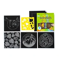 Art 101 Crafts Scratch Art Kit with 3 Sets of Scratch Art