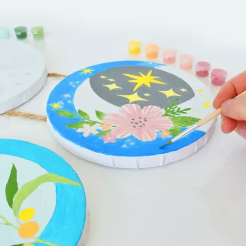 Art 101 Gallery Paintable Hanging Canvas Wall Art Set Two Pack