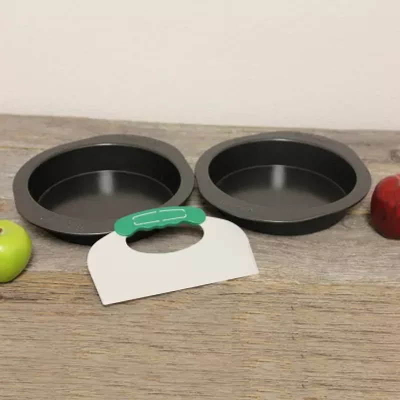 BergHOFF Perfect Slice 9" Round Cake Pan and Slicing Tool Set