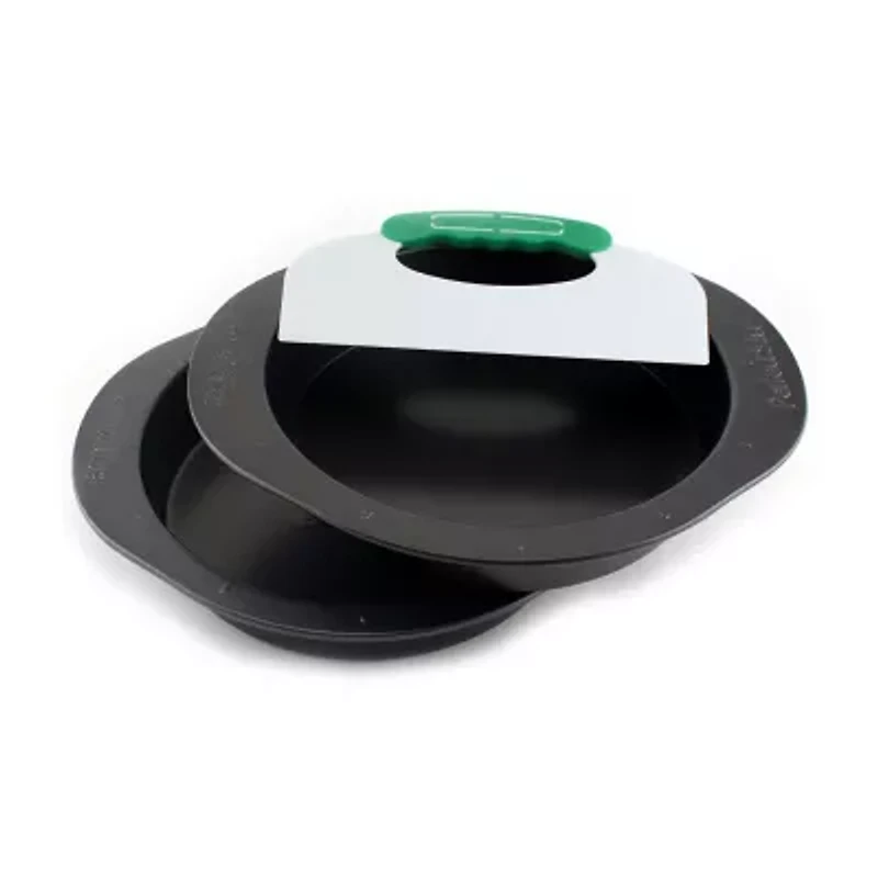 BergHOFF Perfect Slice 9" Round Cake Pan and Slicing Tool Set