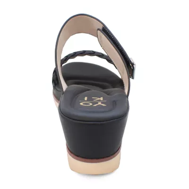Yoki Womens Sicily-03 Wedge Sandals