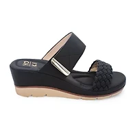 Yoki Womens Sicily-03 Wedge Sandals