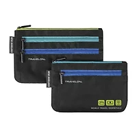 Travelon World Travel Essentials Set of 2 Currency and Passport Organizers