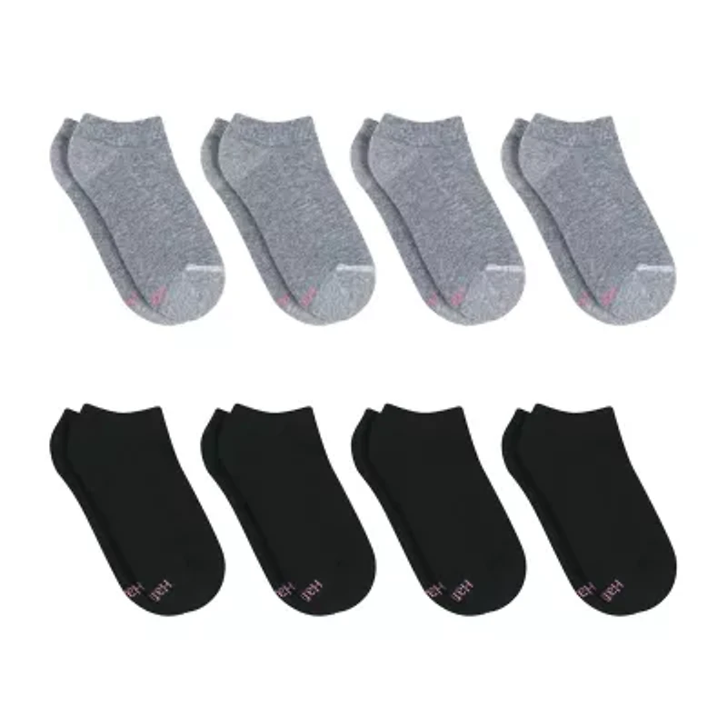 Hanes Cool Comfort Cushion Womens Multi-Pack 8 Pair No Show Socks