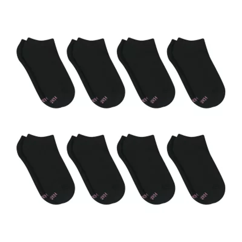 Hanes Cool Comfort Cushion Womens Multi-Pack 8 Pair No Show Socks