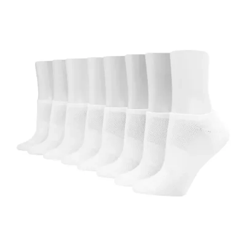 Hanes Cool Comfort Super No Show Womens Breathable Multi-Pack 8 Pair Liner Socks