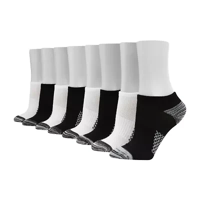 Hanes Cool Comfort Breathable Womens Multi-Pack 8 Pair No Show Socks