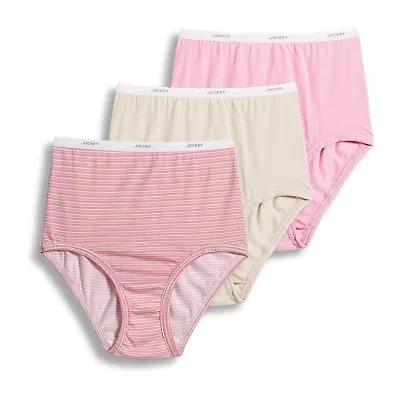 Jockey Womens Plus 3 Pair Brief Panty 9483