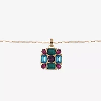 Mixit Gold Tone Womens 30 Inch Pendant Necklace