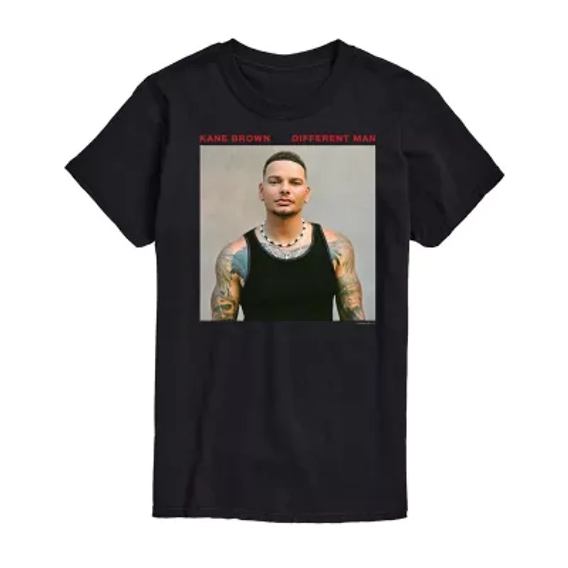 Kane Brown Different Man Tee Womens Juniors Crew Neck Short Sleeve Regular Fit Graphic T-Shirt