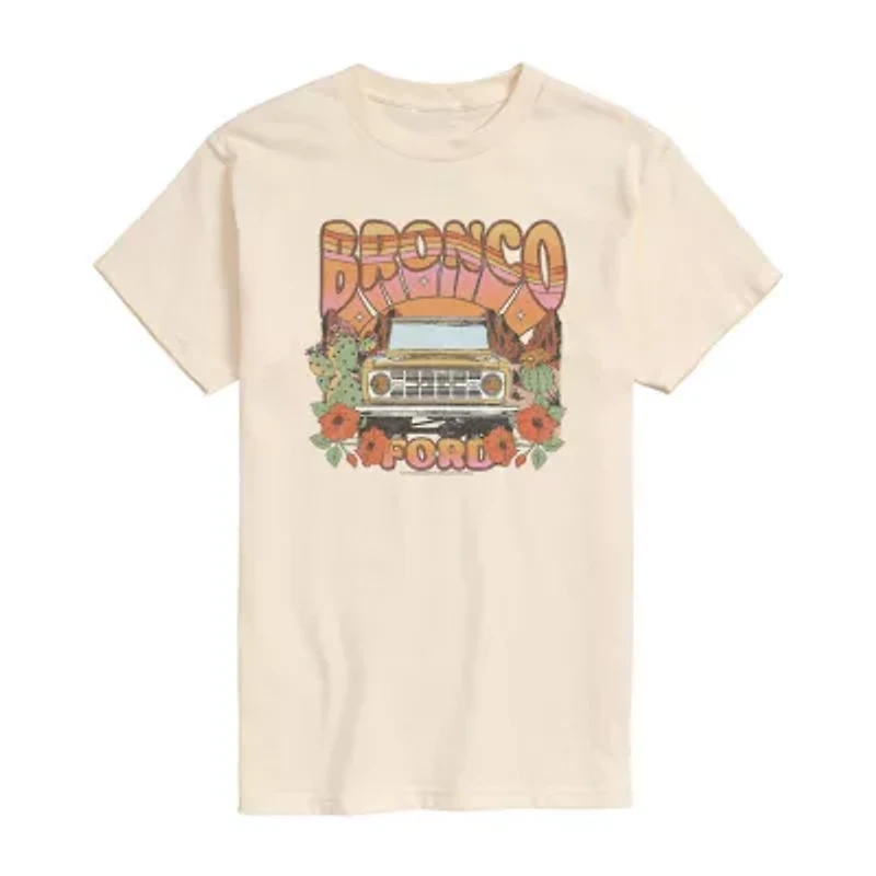 Ford Bronco Tee Womens Crew Neck Short Sleeve Regular Fit Juniors Graphic T-Shirt