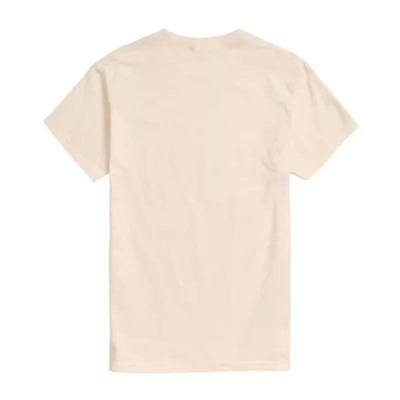 Peanuts Snoopy And Woodstock Wilderness Tee Womens Crew Neck Short Sleeve Regular Fit Juniors Graphic T-Shirt
