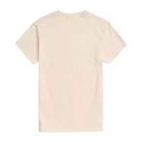 Peanuts Snoopy And Woodstock Wilderness Tee Womens Crew Neck Short Sleeve Regular Fit Juniors Graphic T-Shirt